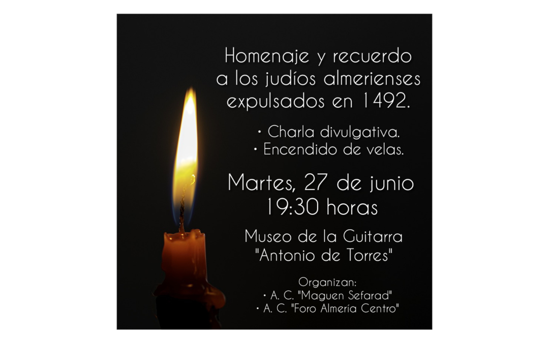 Homenaje y recuerdo a los judíos expulsados de Almería