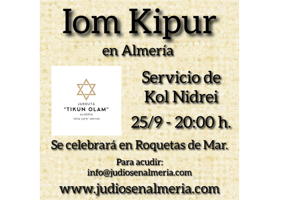 Iom Kipur en Almería.