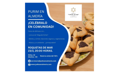 ¡Celebra Purim con nosotros!