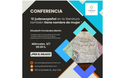 Conferencia sobre la presencia femenina en la literatura en judeoespañol.