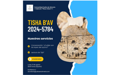 Tisha b’Av 2024-5784 en comunidad.