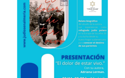 Presentación del libro «El dolor de estar vivo.»